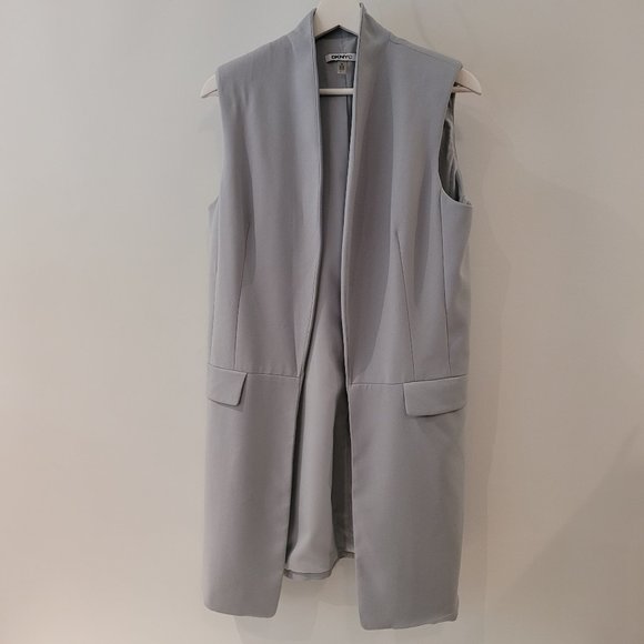 DKNYC sleeveless long vest - Picture 1 of 5